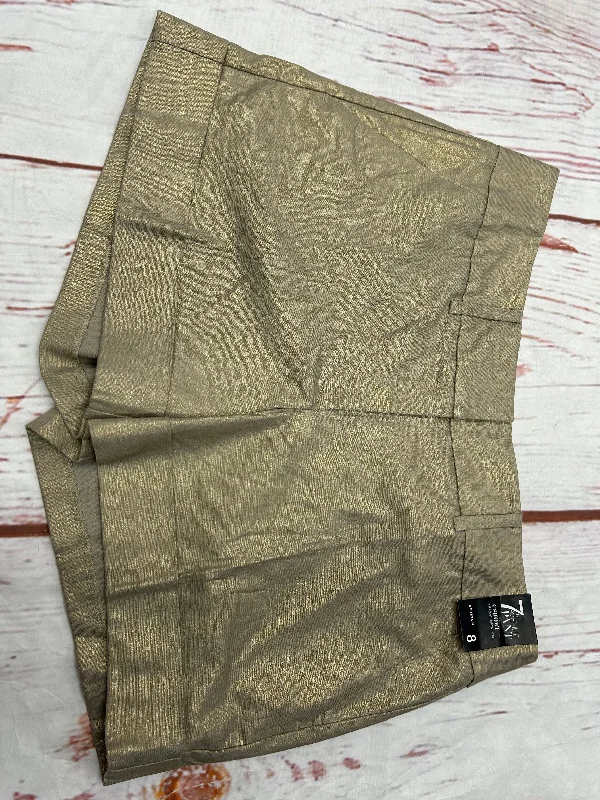 Shorts By New York And Co In Gold, Size: 8