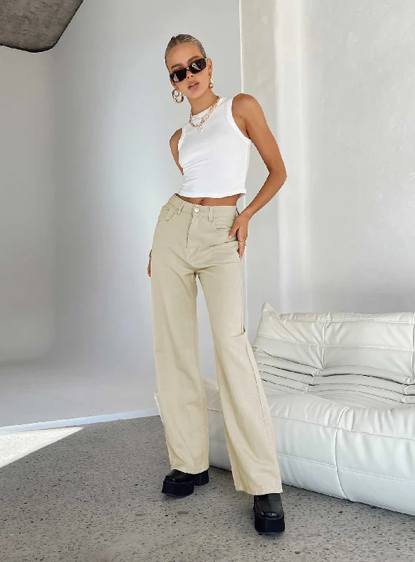 Weekend Exclusive Milford Wide Leg Jean Denim Stone