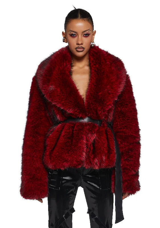 Fashion For Every Occasion Diatonic Faux Fur Coat