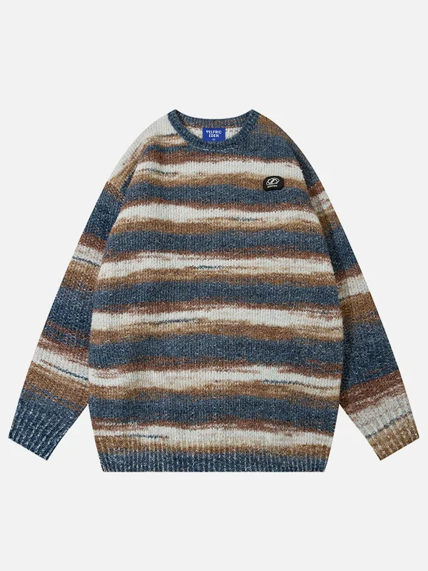 Season Sale Aelfric Eden Color Blocking Stripes Sweater