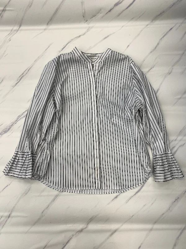 Top Long Sleeve By Chicos In Striped Pattern, Size: Xxl