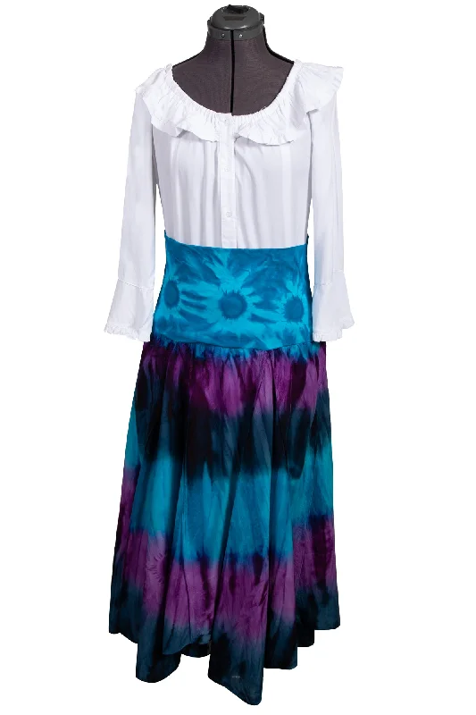 Mega Sales Scully Womens Blue 100% Cotton Tie Dye Skirt