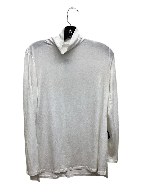 Top Long Sleeve By Athleta In White, Size: S