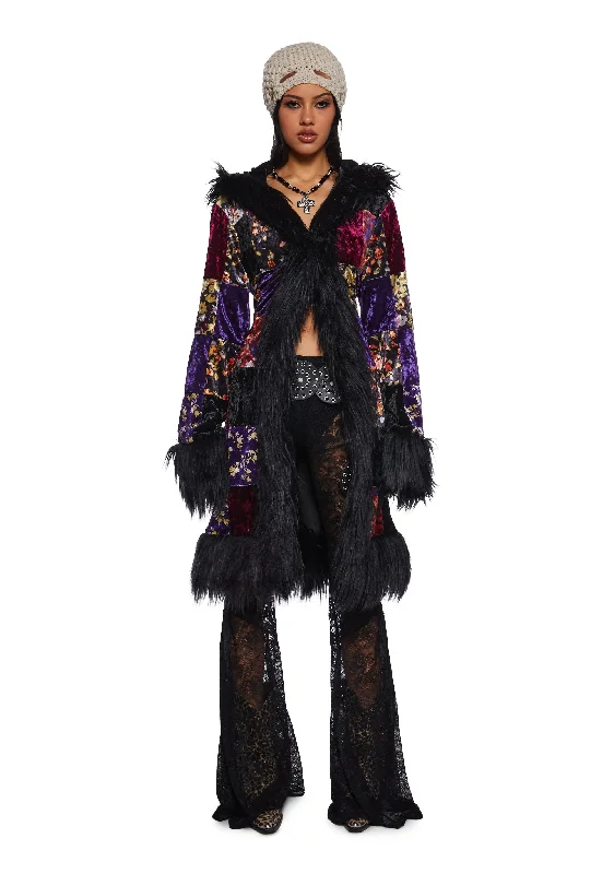 Tropical Island - Inspired Attire Bold Love Velvet Coat