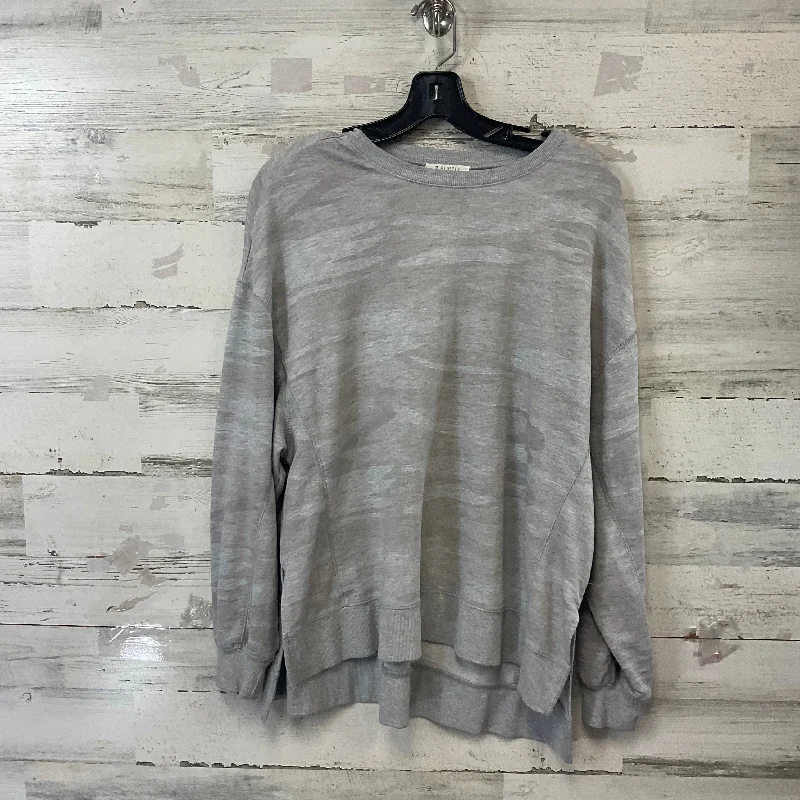 Top Long Sleeve By Z Supply In Grey, Size: Xs