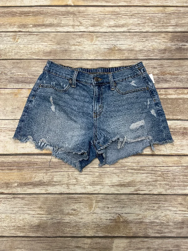 Shorts By Aerie In Blue Denim, Size: Xs