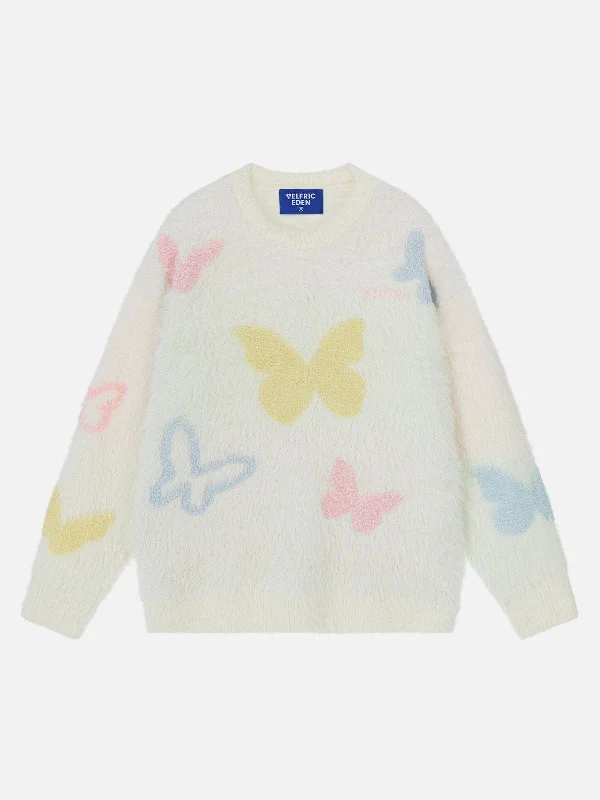 Sophisticated Outfits Aelfric Eden Colorful Butterfly Sweater