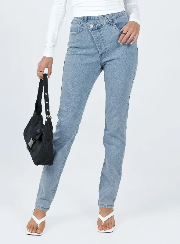 Don't Miss Out Darley Asymmetric Jeans Denim