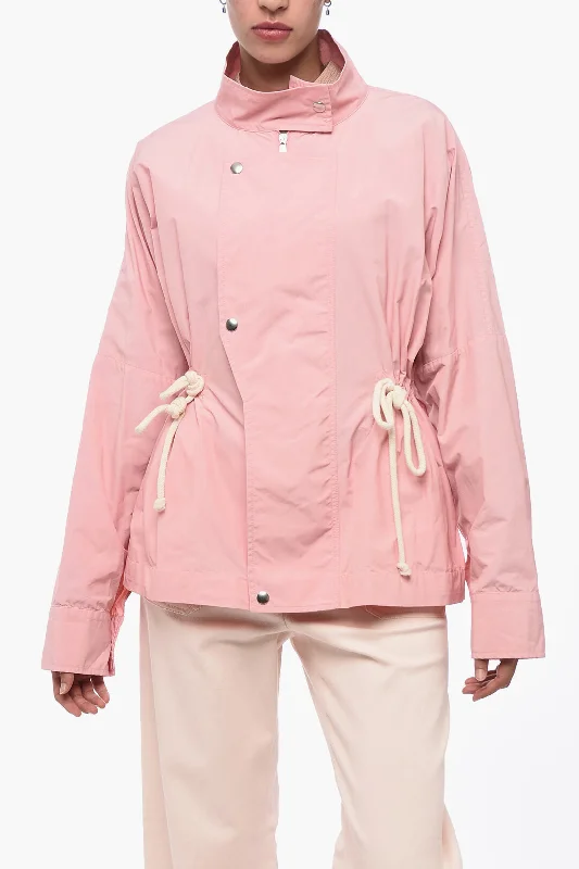 Additional Time-Limited Offers Plan C Dropped Shoulder Jacket with Drawstring