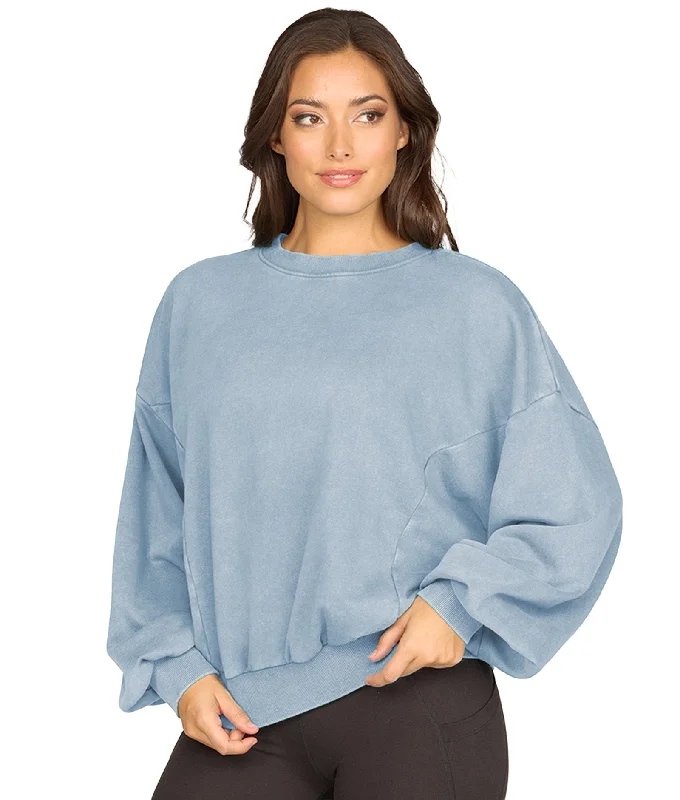 Eclectic Style Wardrobe Belle Washed Dolman Pullover