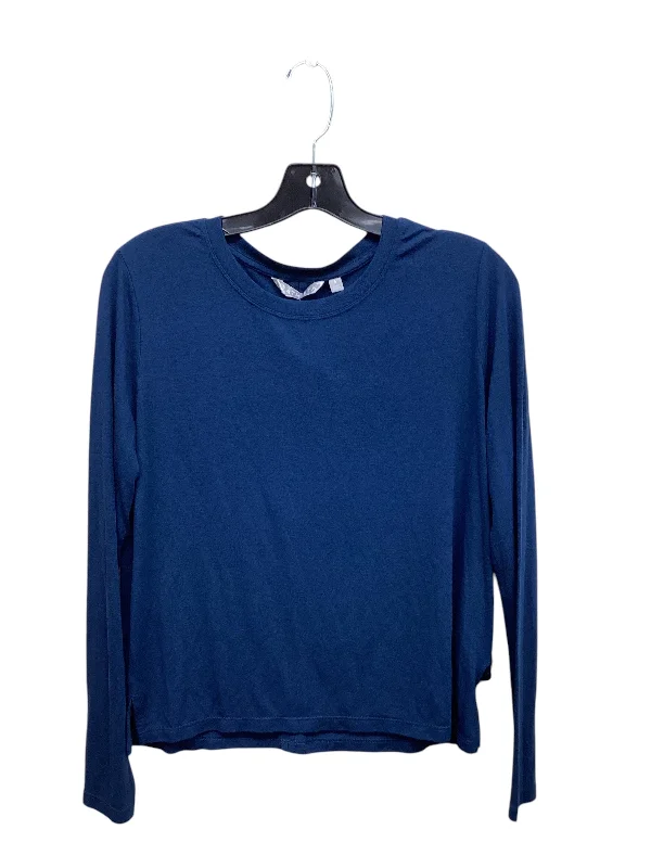 Top Long Sleeve By Athleta In Blue, Size: S