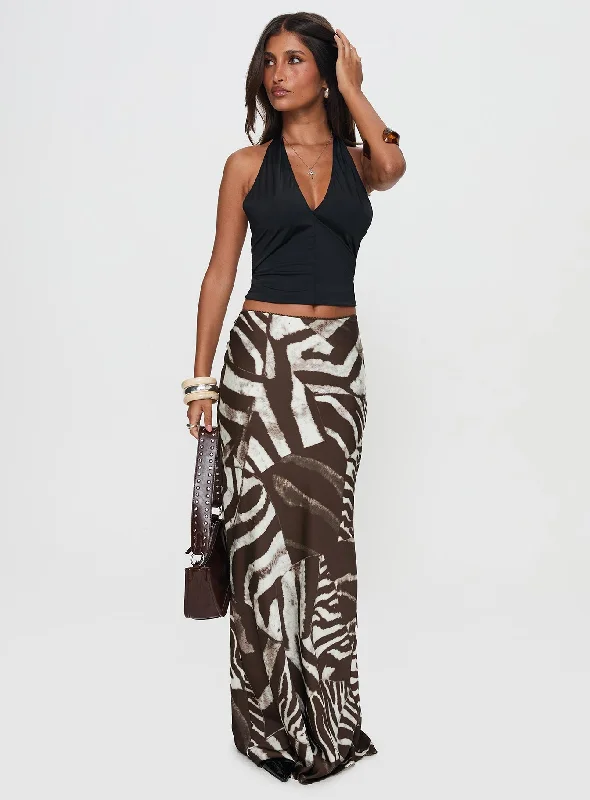 Trendy Street Style Attire Rowana Maxi Skirt Multi