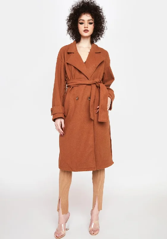 Relaxed Style The Whole Truth Trench Coat