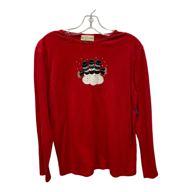 Top Ls By Cme In Red, Size:L