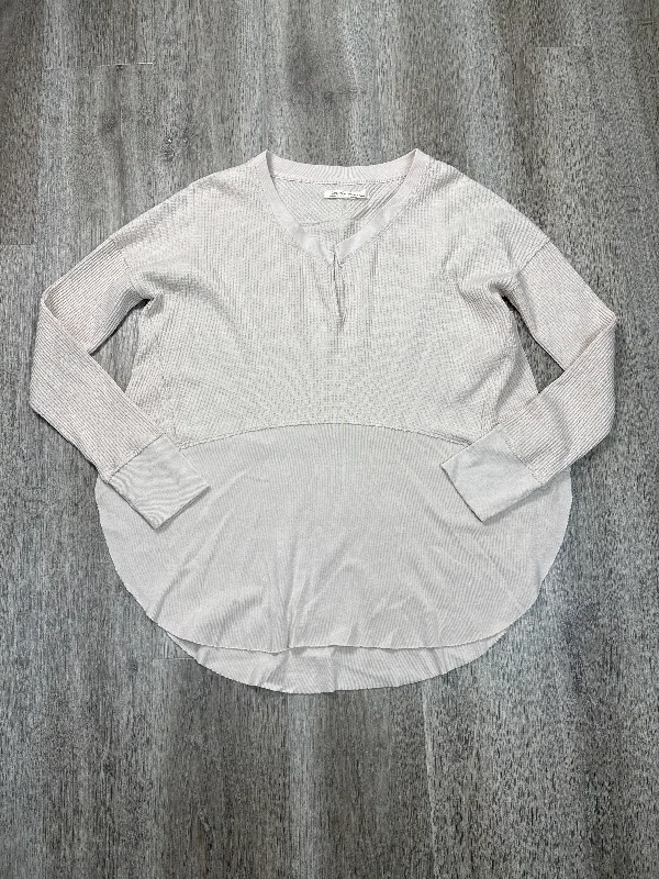 Top Long Sleeve By We The Free In Tan, Size: M