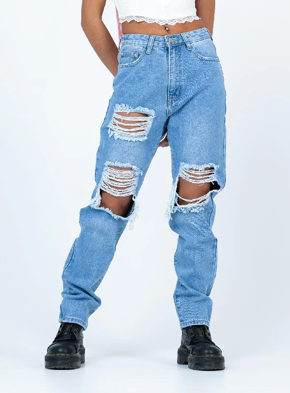 Hot Styles Moxie Straight Leg Denim Jeans