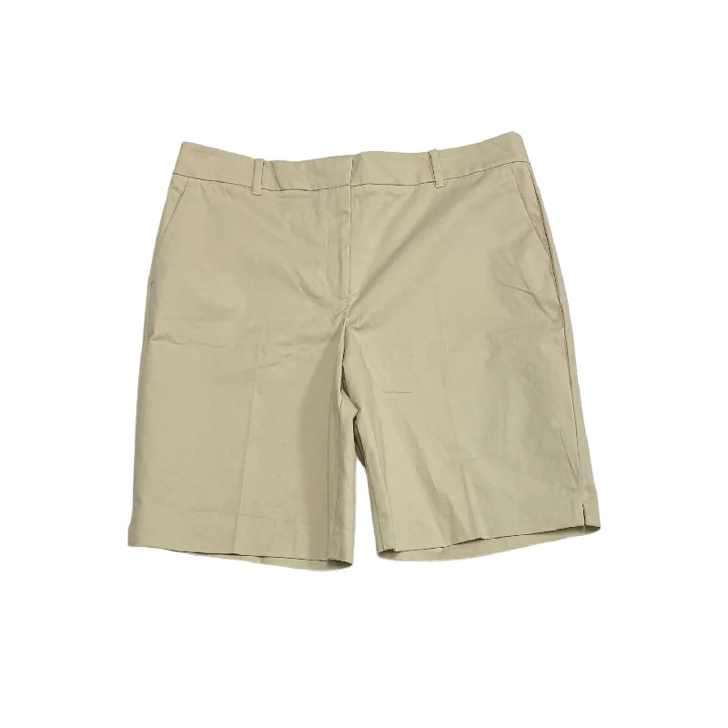 Shorts By Ann Taylor In Tan, Size: 16