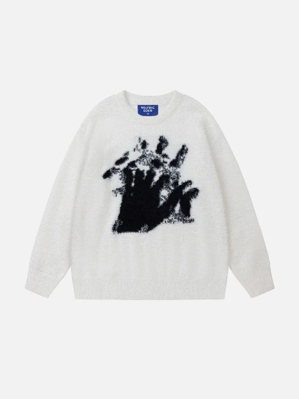 Catch Every Fashion Trend Aelfric Eden Hand Graphic Sweater