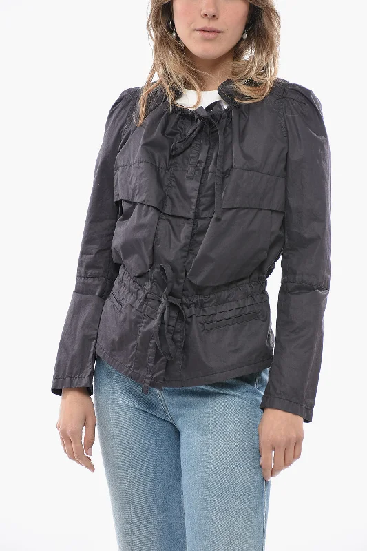 Timeless Elegant Isabel Marant Utility NANCY Jacket with Drawstring