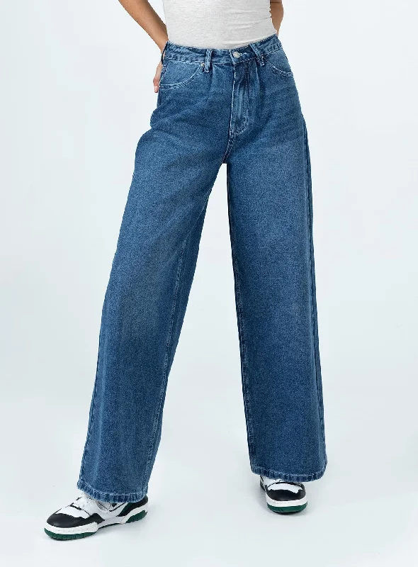 Step Ahead, Lead The Trend Rediy Wide Leg Jean Denim