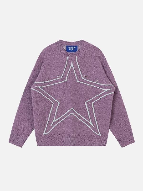 Feminine Flow Aelfric Eden Star Rivet Sweater