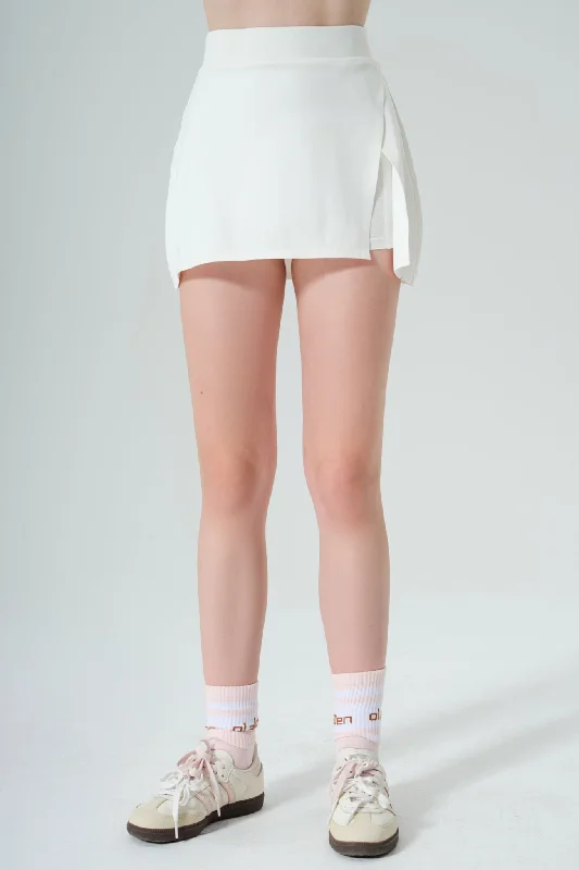 Style Streetwear Active Mini Skirt - White