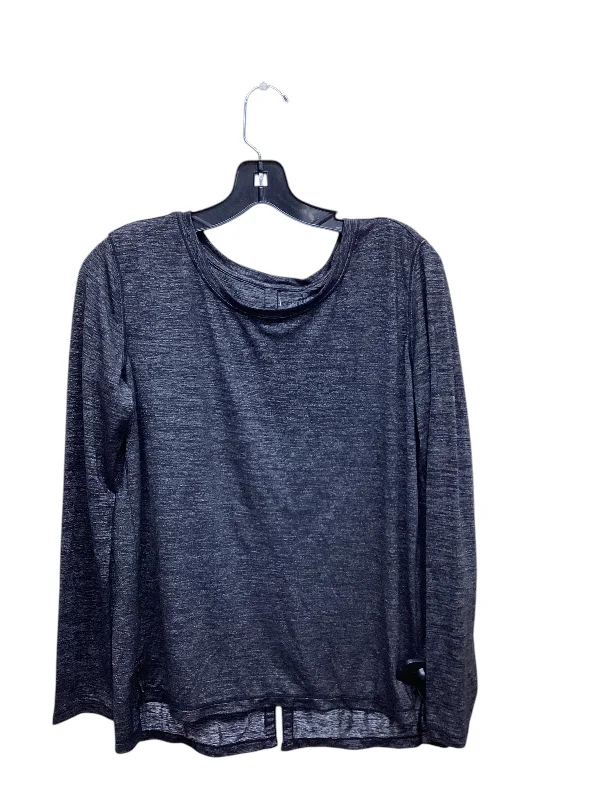 Top Long Sleeve By Athleta In Grey, Size: S