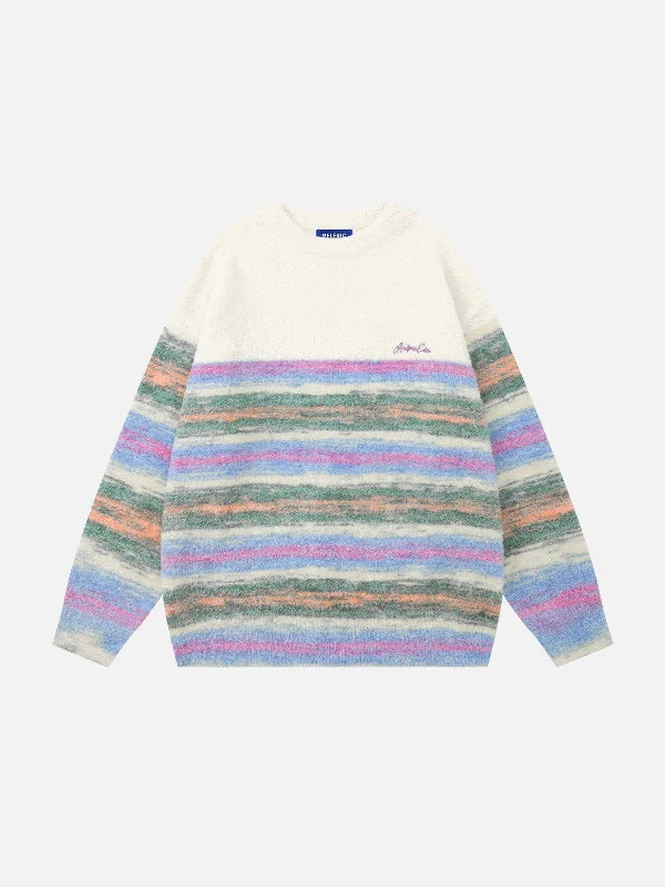 Artful Design [Pre-Order]Aelfric Eden Colorful Stripe Sweater