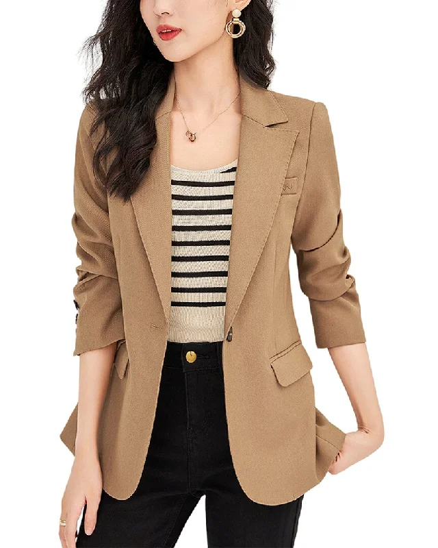 Effortless Comfort WLZD Wool-Blend Blazer