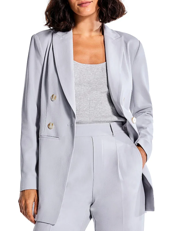 Comfort Centric Apparel Avenue Womens Suit Separate Work Wear Double-Breasted Blazer