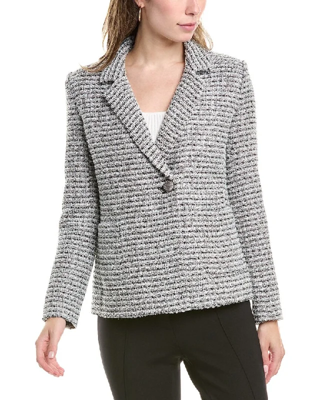 Effortless Sophistication St. John Metallic Tweed Jacket