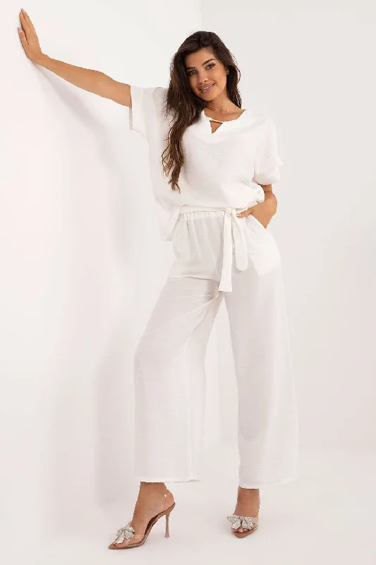 Hollywood Glam Award - Show Style Italy Moda Causal Friday Two Piece Pant Set