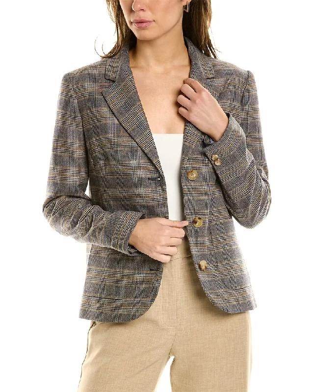 Fashion Sale Brooks Brothers Plaid Wool-Blend Blazer