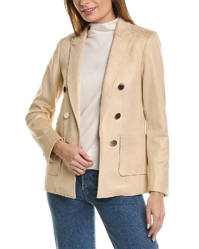 Fashion Forward Style T Tahari Double-Breasted Blazer