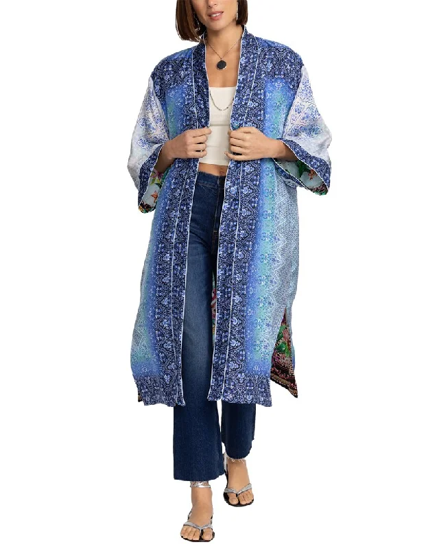 Elegant Attire Johnny Was Ymeriah Silk Kimono