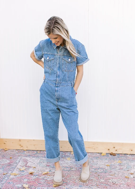 Effortless Sophistication Florence Denim Jumpsuit