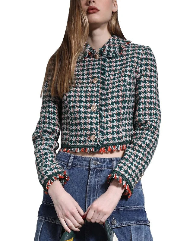 Feminine Grace Walter Baker Alfie Boxy Fit Jacket