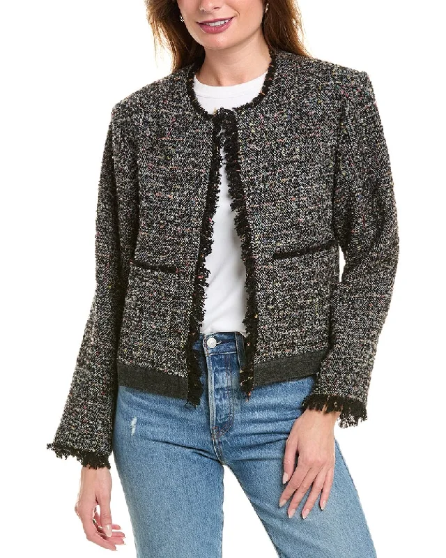 Versatile Outfits Joie Keely Tweed Wool & Mohair-Blend Jacket