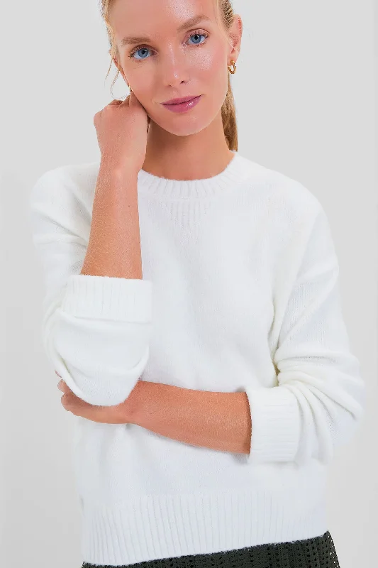 Trendy Styles White Faris Pullover