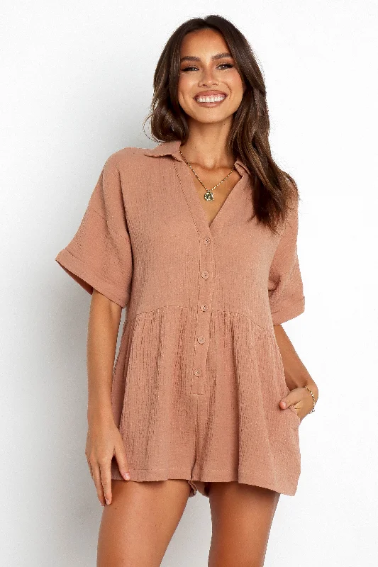 Best Sellers Winny Romper - Mocha