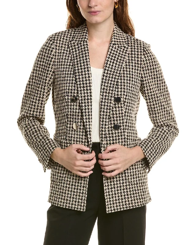 Effortless Comfort Anne Klein Peak Lapel Jacket