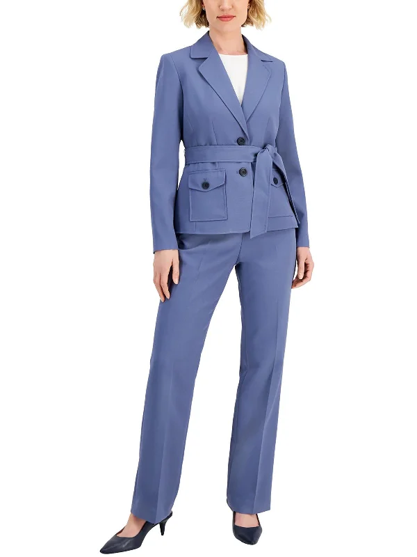 Hot Styles Womens Textured 2PC Pant Suit