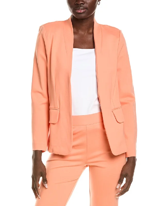 Limited Time Deal Isaac Mizrahi Collarless Jacket