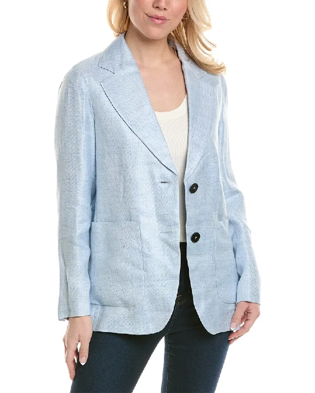 Alluring Design Peserico Linen-Blend Jacket