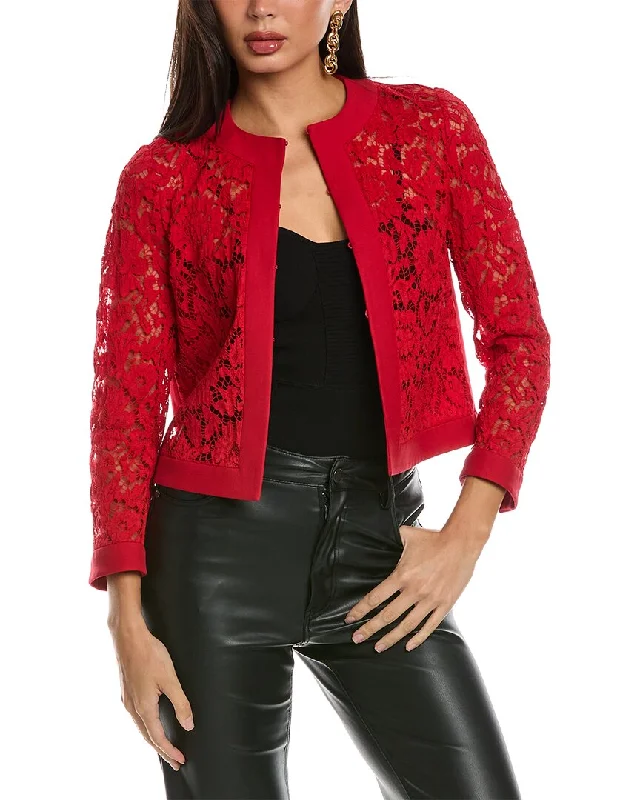 Special Offers Valentino Lace Wool & Silk-Blend Jacket