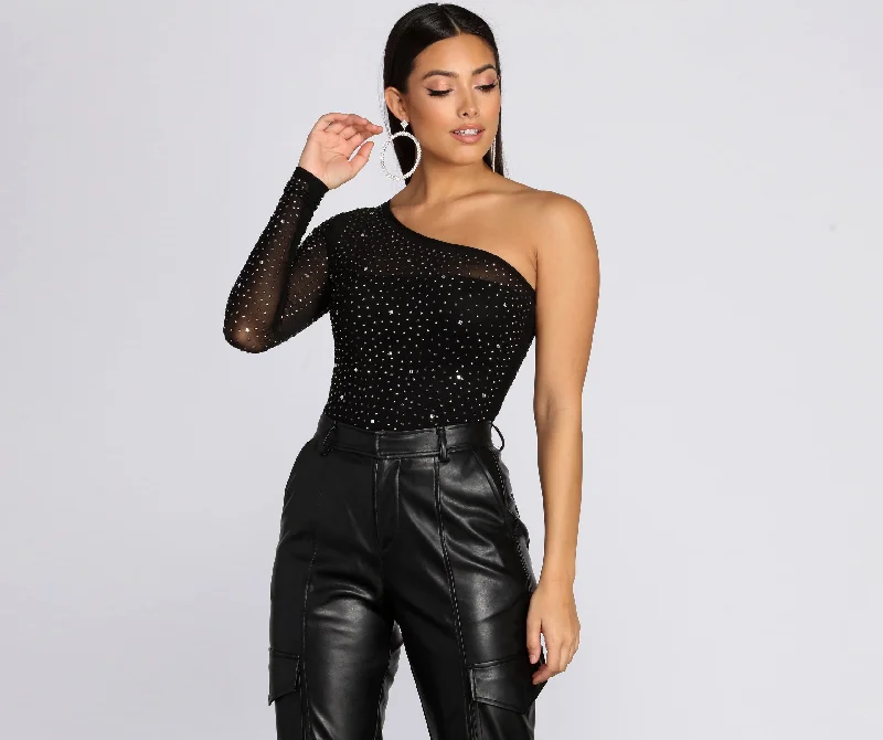 Must Haves Bring The Heat One Shoulder Bodysuit