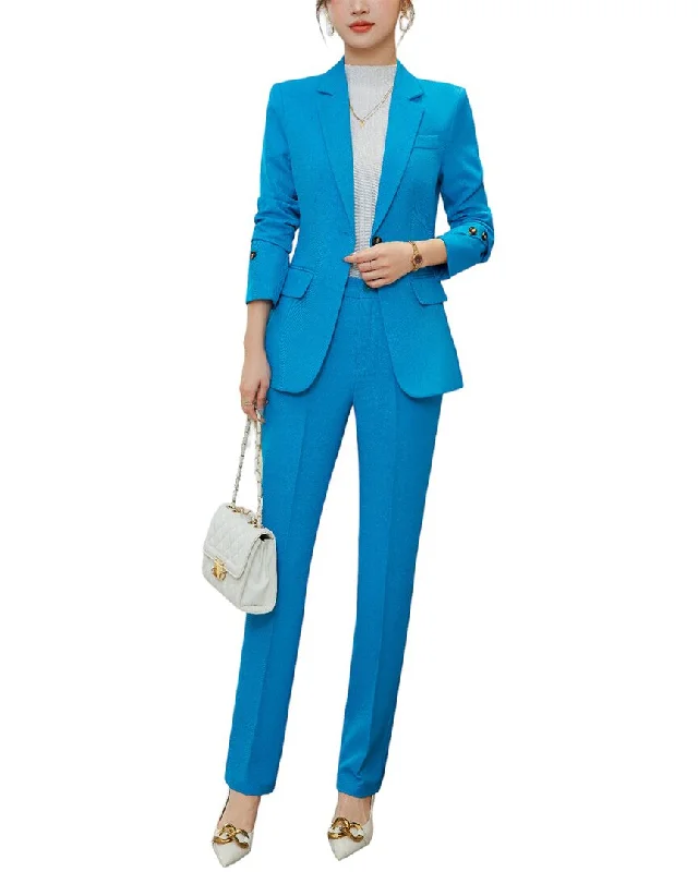 Flash Sale Bossy Chic 2pc Blazer & Pant Set