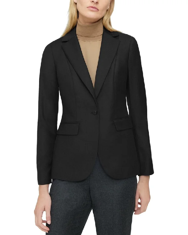 Fashion Forward Theory Riding Wool Blazer