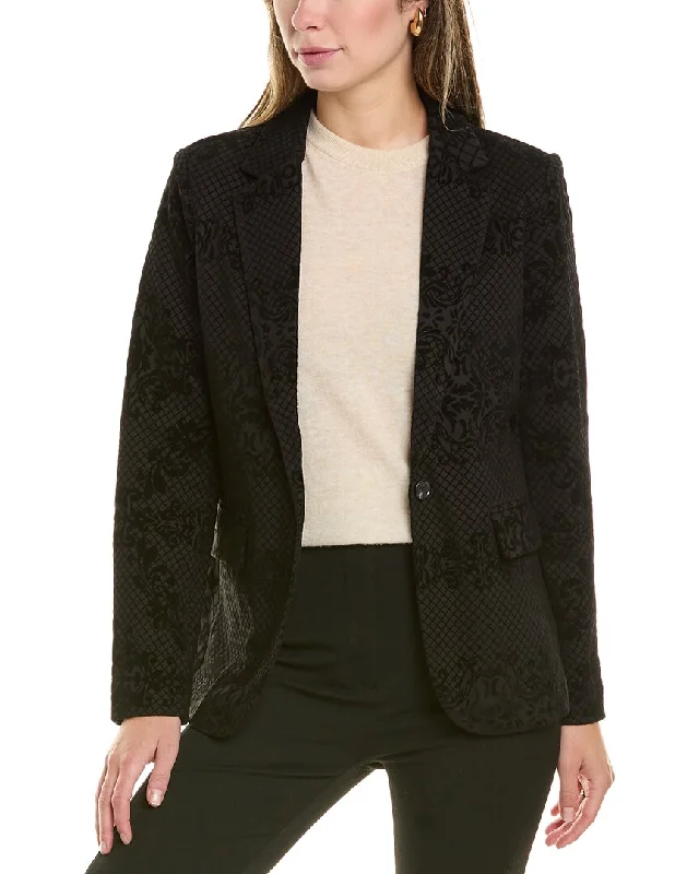 Fashion Forward Nanette Nanette Lepore Velvet Damask Blazer