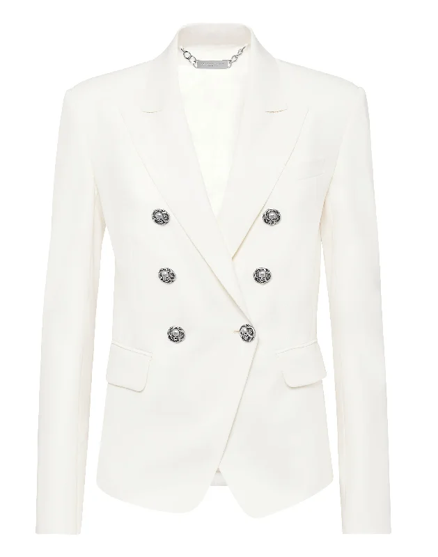 Charming Silhouette Fitted Blazer